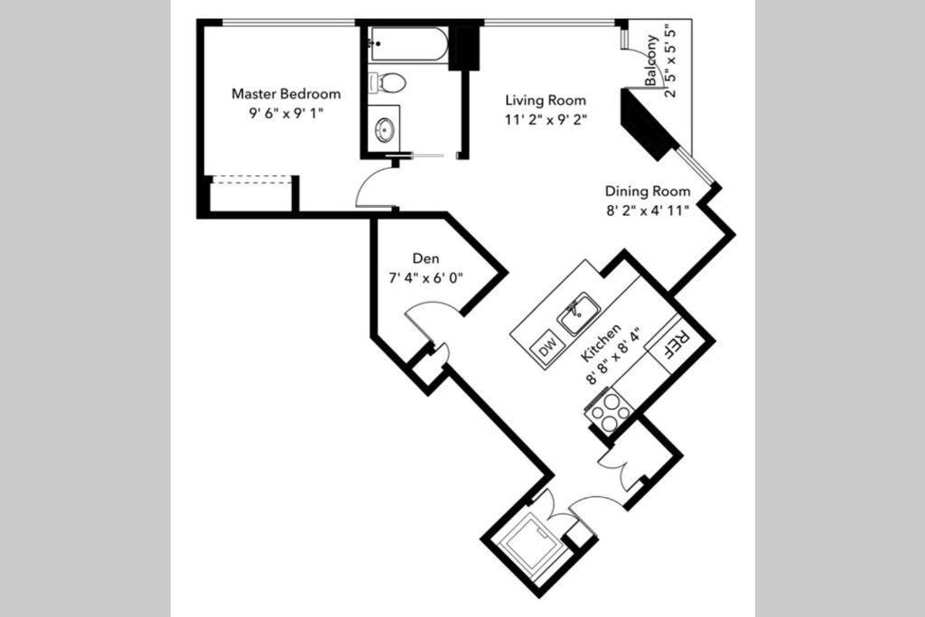 Lovely One-Bedroom Apartment With Pool, Hot Tub, And Gym In The Heart Of Downtown, Skytrain 3Min Away Vancouver Zewnętrze zdjęcie